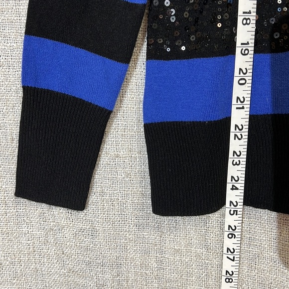 New York & Co. V neck sweater with sequins. - Picture 9 of 9